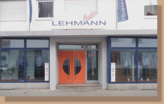 Willkommen bei Lehmann Moden...
